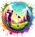 Golfer DTF Transfer