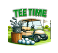 Tee Time DTF Transfer